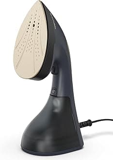 Steamer for Clothes, 2-in-1 Steamer & Iron, 1500W Handheld Powerful Garment Fabric Wrinkle Remover with Burst Steam, Ceramic Heating Plate, 30-Second Fast Heat-up, Auto-Off