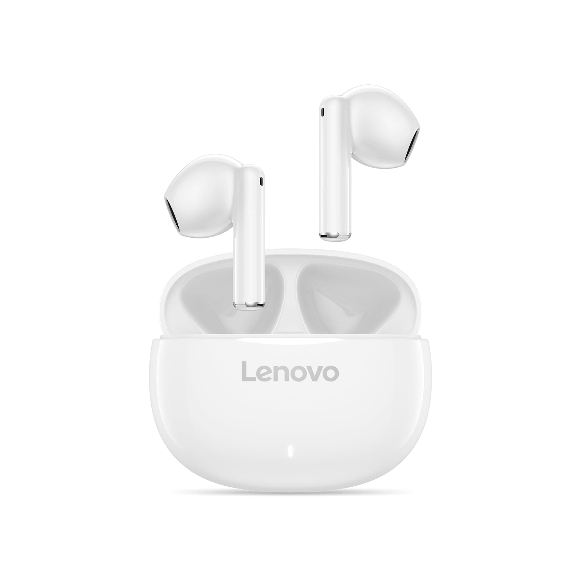 E310 True Wireless Stereo Earbuds Bluetooth 5.3 ENC Noise-Cancelling with 13mm Speaker Type-C Charging 20h Battery Life for Music Calls Comfortable Fit Wireless - White