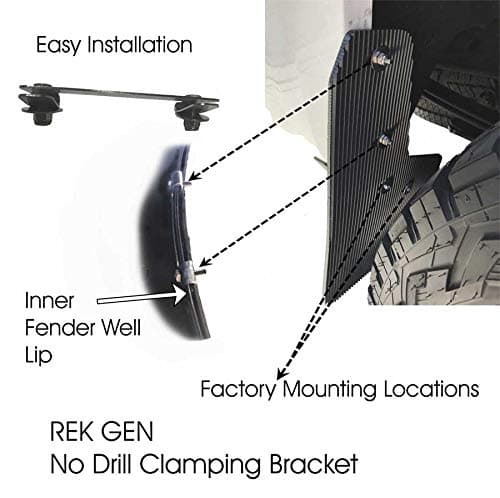 REK GEN 'Merica Mud Flaps (Gray)