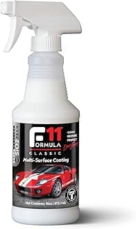 F11 Polish & Sealer for Cars, Motorcycles, RVs and More – Water-Based Alternative to Ceramic Car Wax - 16 oz F11 Top Coat Spray Bottle