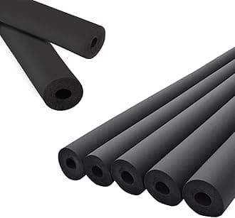Pipe Insulation Foam Tube - 1/2" Foam Tubing for AC Unit, Guitar Stands, Exercise Machine Handle and Roof Rack (1/2" ID*3/8" TH-6Ft)
