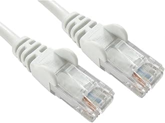 15m WHITE Network Cable - CAT5e - RJ45 - Ethernet - Patch - LAN - Router - Modem - 10/100 20 PACK