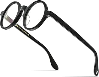 HEPIDEM Acetate Men Vintage Round Optical Glasses Frame Spectacles Optical Eyeglasses Zolman