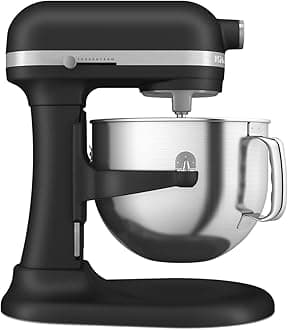 KitchenAid 7 Quart Bowl-Lift Stand Mixer, Cast Iron Black
