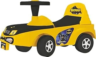 Toyzone Ride on-Peppy Go-Baby Car|Kids Car|Toy Car|Push Car|Baby Car|Kids Car|Toy Car|Push Car|Storage Seat|Swing Car Ride on Car|Ride on Car with Horn (Peppy Go Batman Ride on)