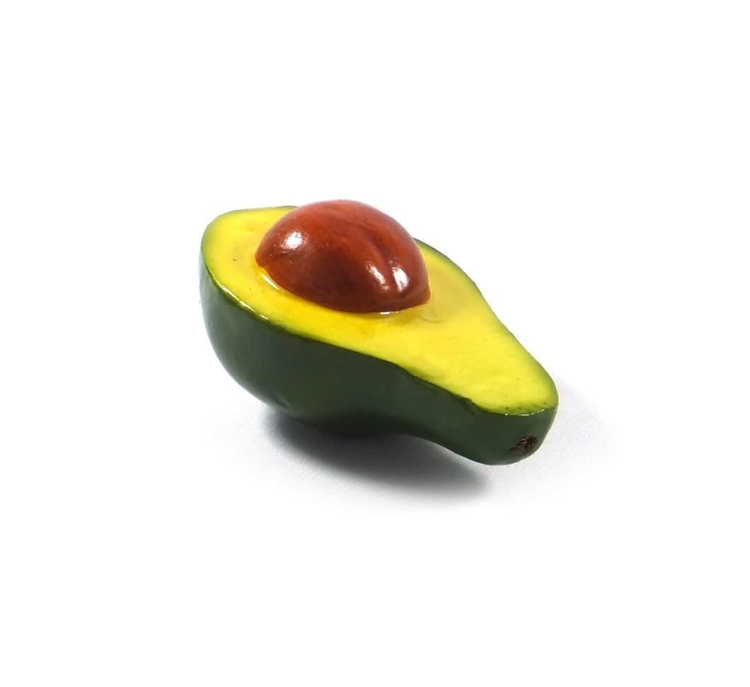 avocado Artificial Half Large - Plastic Decorative Fruit Vegetable Fake Avacado