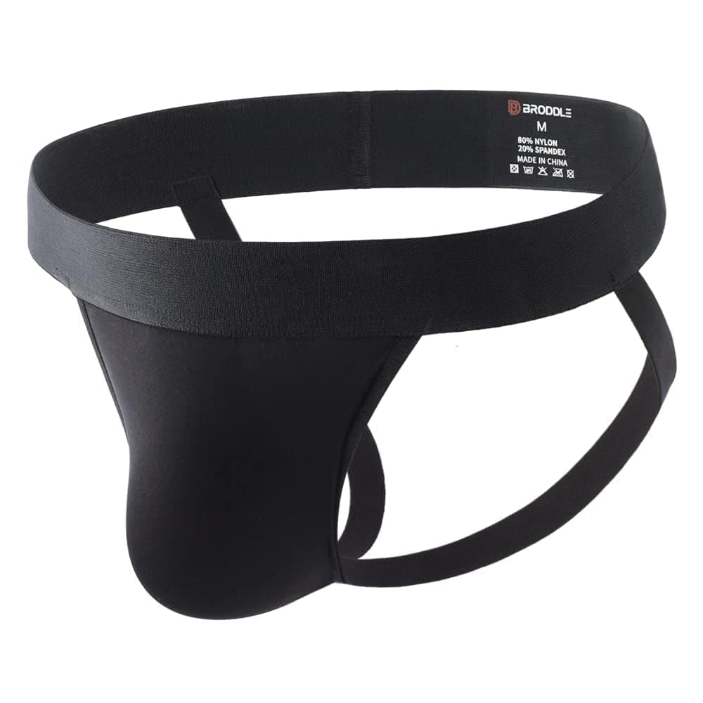 Men's Jockstrap Stretchy Nylon Pouch Workout Performance Athletic Supporters for Men