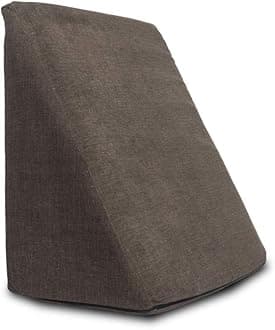 Wakefit Orthopaedic High Resilience Foam and Memory Foam Pillow Wedge Medium Size 18 X 17.5 X 11 (Brown) Pack of 1
