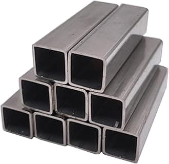 304 Stainless Steel Square Tube, Rectangular Tube, Thick Industrial Tube, Seamless Square Tube, Side Length 100mm, Thickness 2-10mm, Length 500mm, 1pc,100 * 100 * 3mm