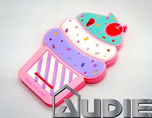 Cartoon Ice Gream 3D ice cream Soft Silicone back case cover For Smart Mobile Phones(ZTE Grand X Max Z787)