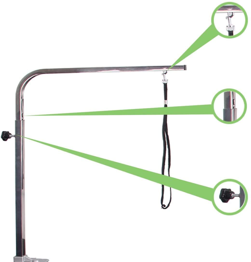 Adjustable General Master Equipment Portable Dog Grooming Table Arm Foldable Pet