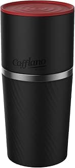Black : Cafflano Klassic- Portable All-in-One Pour Over Coffee Maker (Black)