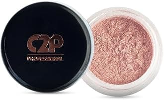 C2P Pro Eyeshadow Pigment for Eye Makeup - 2g | Long-Lasting and Highly Pigmented Loose Precious Pigments with Metallic Effect | Cosmetics For Women and Girls (Jewel Effect 114, 02 Gram)