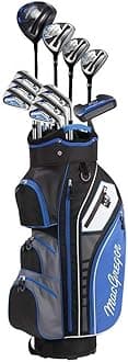 MacGregor Golf DCT3000 Premium Mens Golf Clubs Set, Left Hand, Cart Bag