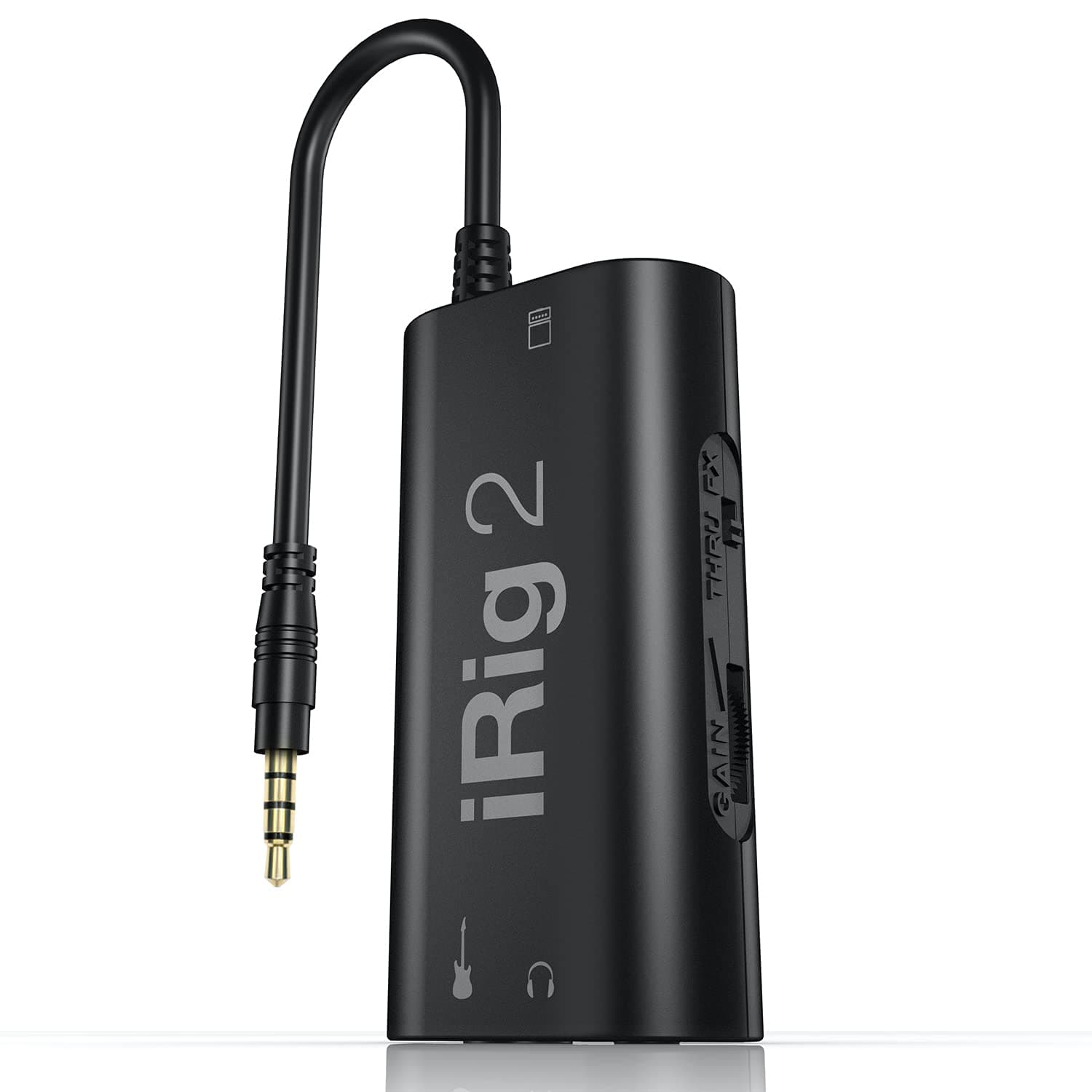 IK Multimedia iRig 2 Mobile Guitar Interface, Black