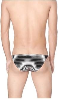 FaringotoMen's Striped Briefs U Convex Fashion Hips Panties