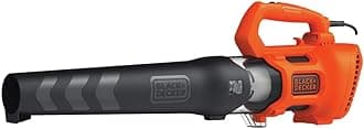 BLACK + DECKER BEBL750 Electric Axial Leaf Blower, 9 Amp