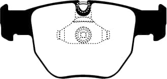 EBC Brakes Yellowstuff 4000 Series Street DP41463R to Fit LAND ROVER