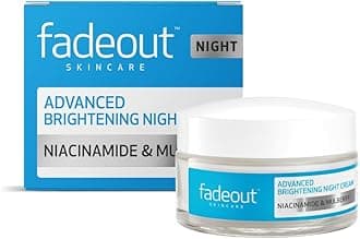 Fade Out Advanced Even Skin Tone Night Cream - Brightening Cream With Niacinamide, Hyaluronic Acid, Lactic Acid, and Rosehip Seed Oil - 50ml