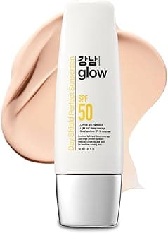 Day Shield Perfect Sunscreen SPF 50 - Effortless Tinted Sunscreen with Zinc Oxide, Sheer Moisturizer for face, Quick Absorption, Broad Spectrum, All Skin Types, Korean Skincare, 1.69 floz