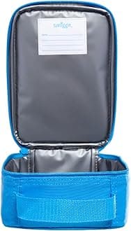 Smiggle Lunchbox 'Giggle' Single Compartment Insulated (Cornflower Blue Unicorn), 446758 X MULTI
