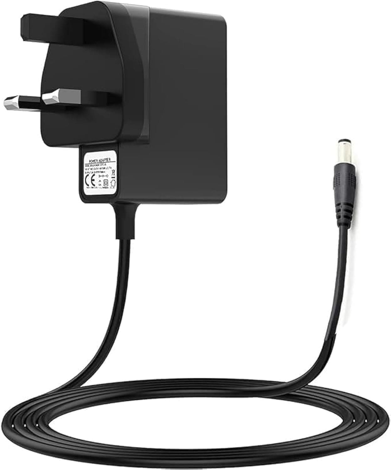 Melfi™ 24V 1A AC/DC Adapter 100-240V UK Plug Switching Power Supply Adapter Charger for LED Strip Lights/CCTV Camera etc