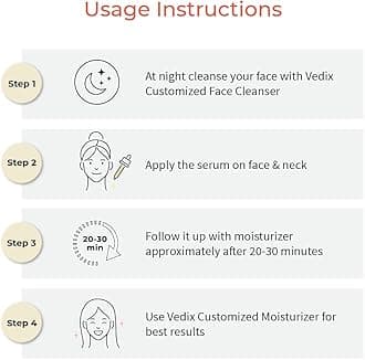Vedix Face Serum, Customised Ayurvedic Avas Spot Correcting Face Serum for Dark Spots & Pigmentation With Vitamin A + Vitamin C + Onion + Lodhra + Bakuchi - 20 ml