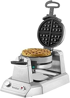 Commercial WW200 Waffle Iron, 18x11x12, Silver