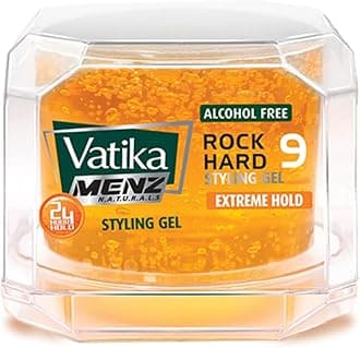Vatika Naturals Extreme Hold, Rock Hard 9 Styling Gel - 250ml