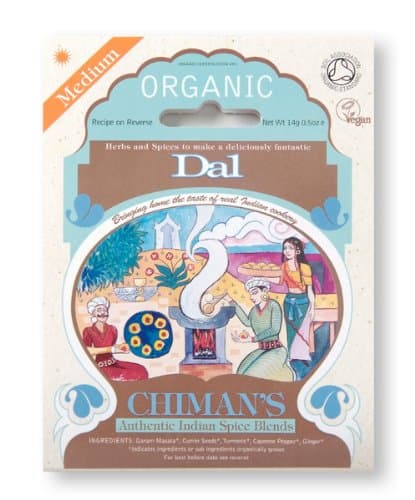 Chimans Organic Dal Authentic Indian Spice Blend 1x14g