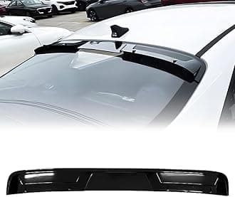 Rear Roof Spoiler, Compatible with 2021-2025 Hyundai Elantra/Elantra N, ABS Plastic Gloss Black Car Window Top Spoiler Lip Wing