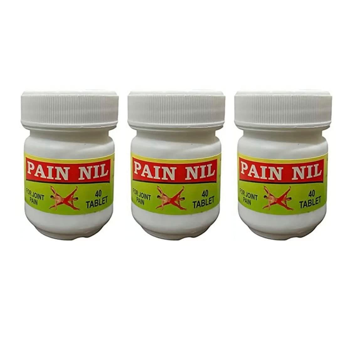 Pain Nil Tablet,Swami Herbal 40 * 3 Pack