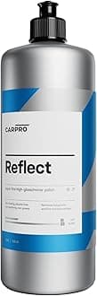 Reflect High Gloss Finishing Polish - Reflective & Glossy Finish Without Durable Fillers, Silicones, Waxes, Polymers, or Teflon - Body Shop Safe, No Dusting. Rotary & Dual Action - Liter (34oz)