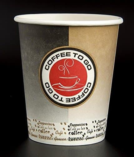 'Duplex Northstar Coffee to Go Cup with "M. D. Coffee Seal Brown/Beige, 200 ml, Pack of 1000