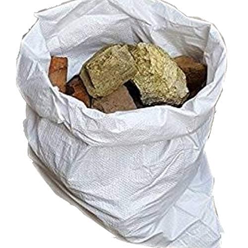 100 x Woven Polypropylene Rubble Builder Sacks Bags 20" x 30"