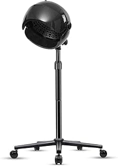 Wuissvnb Hooded Hair Dryer, Stand Hair Dryer, Professional Hooded Dryer on Wh...