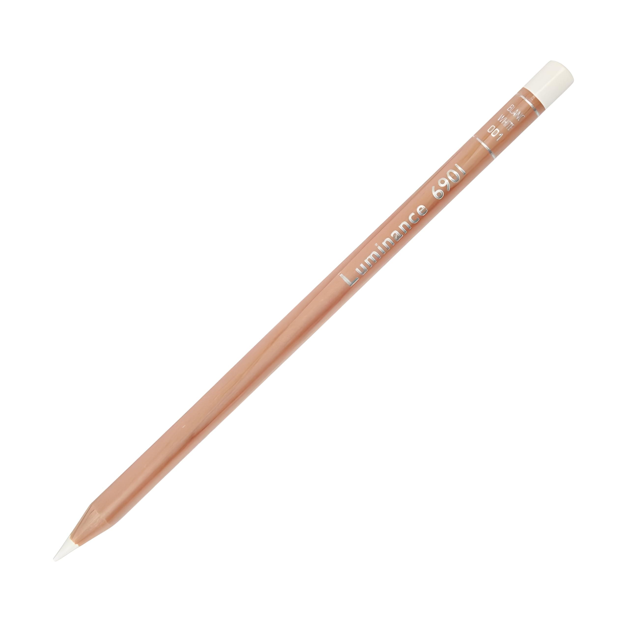 Caran Dache: Luminance Pencil Colour: White.