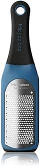 MicroplaneArtisan Series Handheld Parmesan Cheese Grater (Fine, Blue)