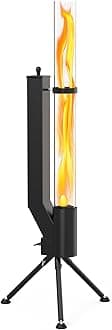 Onlyfire Glass Flue Patio Heater, Pellet Torch for Garden and Patio, Outdoor Fire Pit