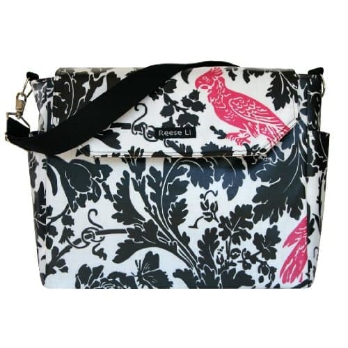 Reese Madison Messenger Bag - Pink Parrot