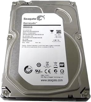 Seagate Barracuda St2000dm001 2 Tb 3.5 Internal Hard Drive - Sata - 7200 Rpm - 64 Mb Buffer (Renewed)