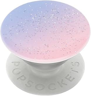 PopSockets: PopGrip with Swappable Top for Phones & Tablets - Glitter Morning Haze