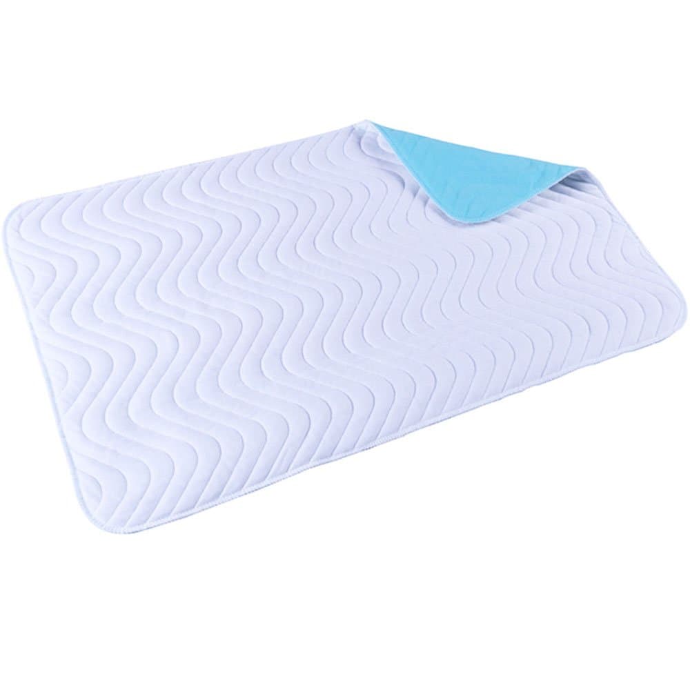 EMUCLAW Five Layers Extra Absorbent Waterproof Underpad 18"X28" for Crib - Machine Washable Reusable - Velvet Surface Quilted