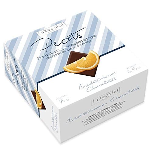 Candied Oranges Dipped in Dark Chocolate