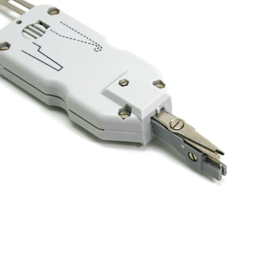 Mini Telephone Krone Tool. Terminates and Trims Wires with one Low-Impact Punch.RJ45 LAN Cat5e Cat6/Telephone Insertion