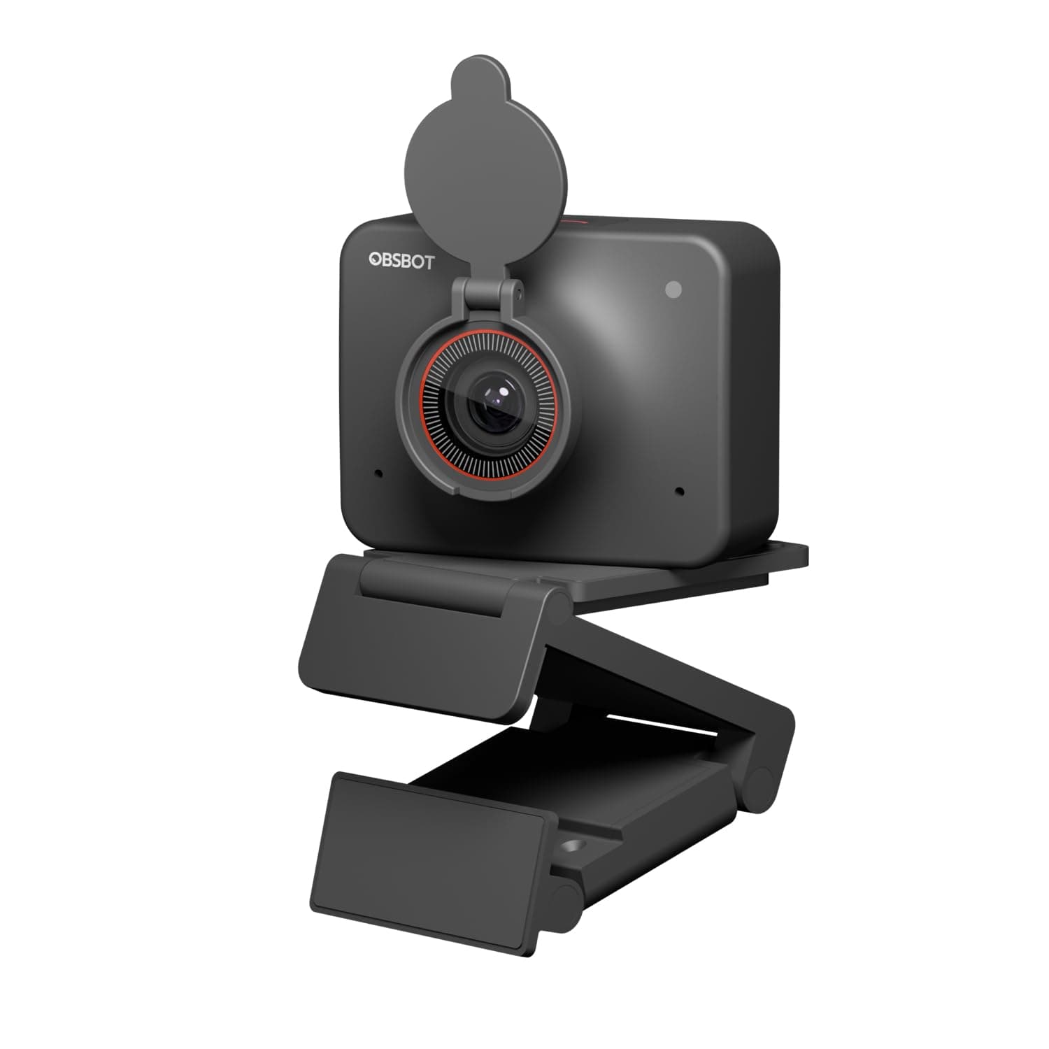OBSBOT Meet AI-Powered 4K Webcam, AI Framing & Autofocus, Webcam with Microphone, Background Bokeh, 60 FPS, HDR Low-Light Correction, Beauty Mode, Webcam for PC, Streaming, Conference, Gaming, etc.