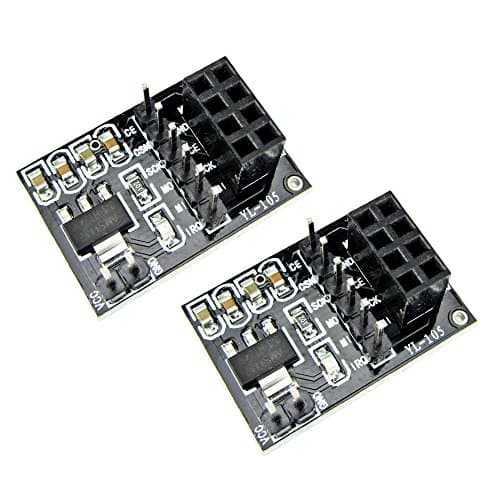 Addicore 4 Pack nRF24L01+ Breakout Adapter with On-board 3.3V Regulator