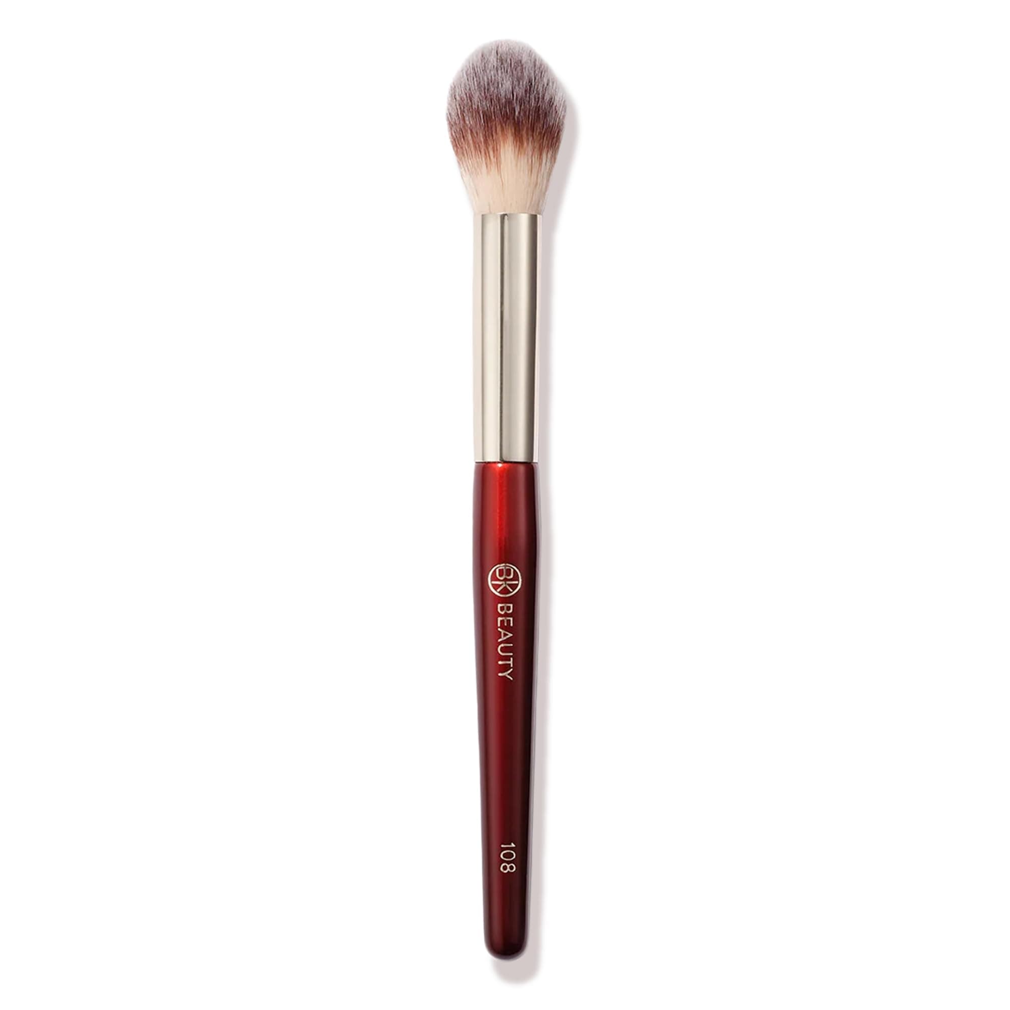 108 PRECISION POWDER MAKEUP BRUSH – Pro-Designed Tapered Brush for Precise Under-Eye Setting, Crease-Free Finish, and Subtle Highlighting