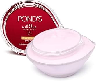 Ponds Age Miracle Day Cream, Anti Wrinkle Cream & Face Moisturizer with SPF 15, Use as a Daily Moisturizer for Face, 50 ML