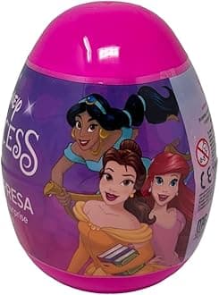 CARTOON Mini Surprise Egg 5 Pieces Egg Egg with Stationery Accessories for Children Colours and Designs, Princesses, 7 x 7 x 10 cm, leisure